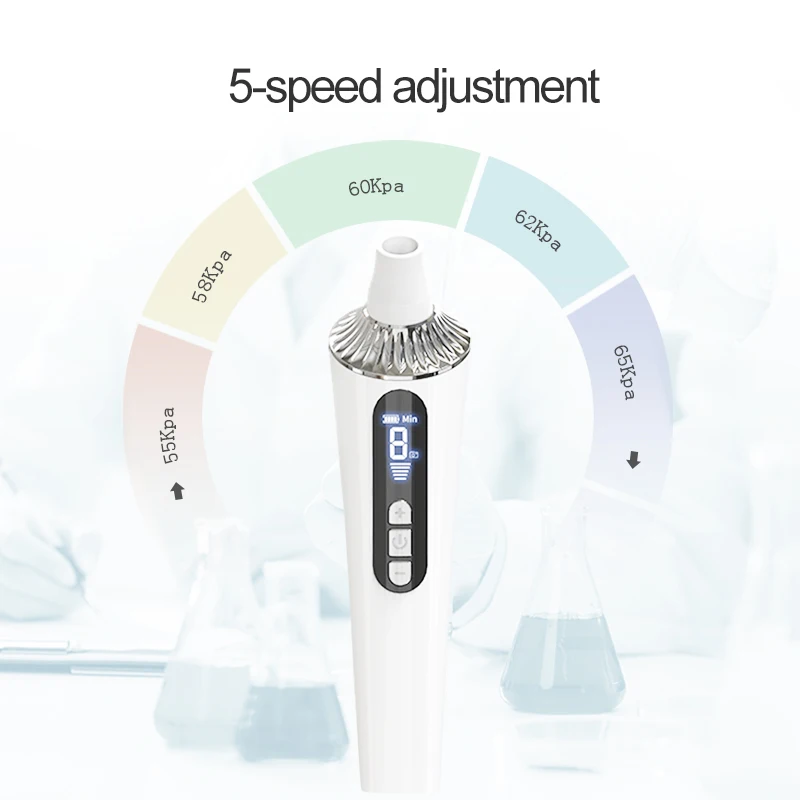 New Facial Vacuum Blackhead Remover With Camera Extractor Acne Tool Pore Cleaner Visible Black Head Remove Vacuum Suction