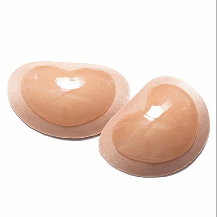 hot selling Silicone Invisible self-adhesive sponge double bra cup pads push up sports bra pushup padded for women