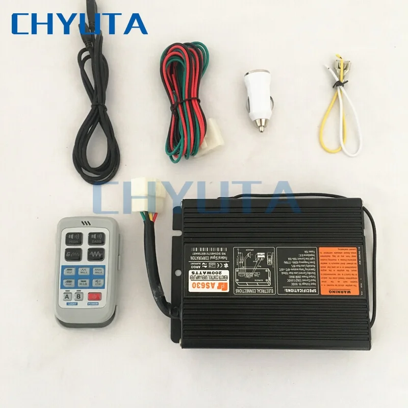 Emergency alarm sirens motorcycle police lights speaker ambulance used 100W siren for vehicle