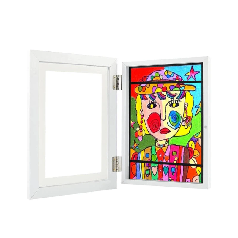 Wholesale High Quality Kids Art Display Frame Front Opening Children Art Display Fram Kids Art Frame Front Opening