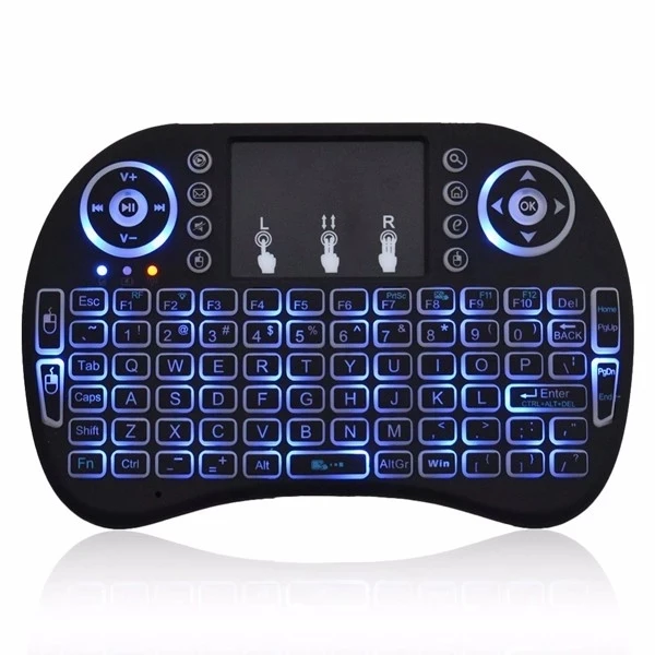 
RII i8 2.4g mini wireless touchpad remote control keyboard for android tv box 