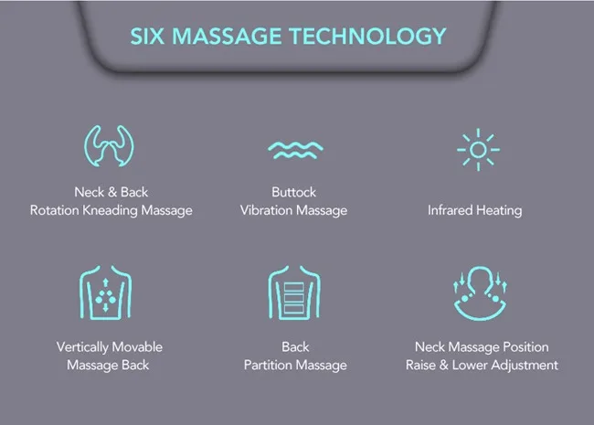 Electric Vibrating Car Massage  Chair Mat Portable Massager Cushion Home Infrared Heating Back Vibrator Massage Pads