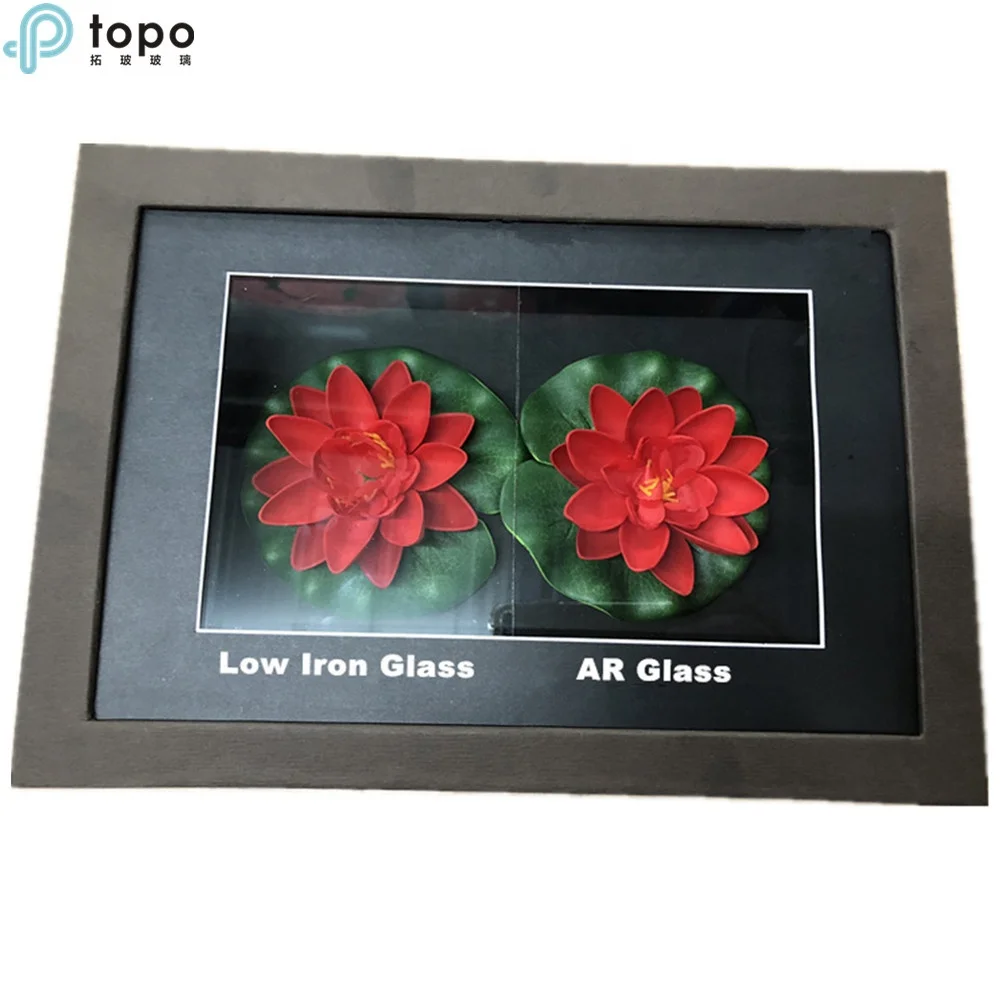 
95.8% Light Transmittance Anti Reflective Ar Glass for Museum (AR-TP) 