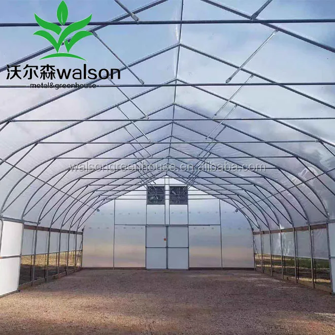 Easily Installed commercial green house galvanized frames greenhouse single span greenhouse