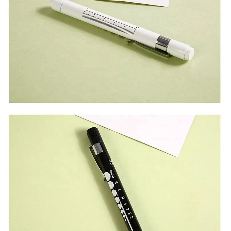 Medical Pen Light Aluminum Alloy Nurse LED Penlight Doctor Pen with Yellow or White Light