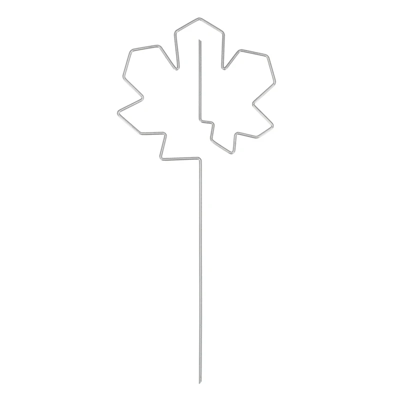 Esschert Design Indoor Garden Plant Support Stake Indoor Geometric Trellis Plant Support Leaf