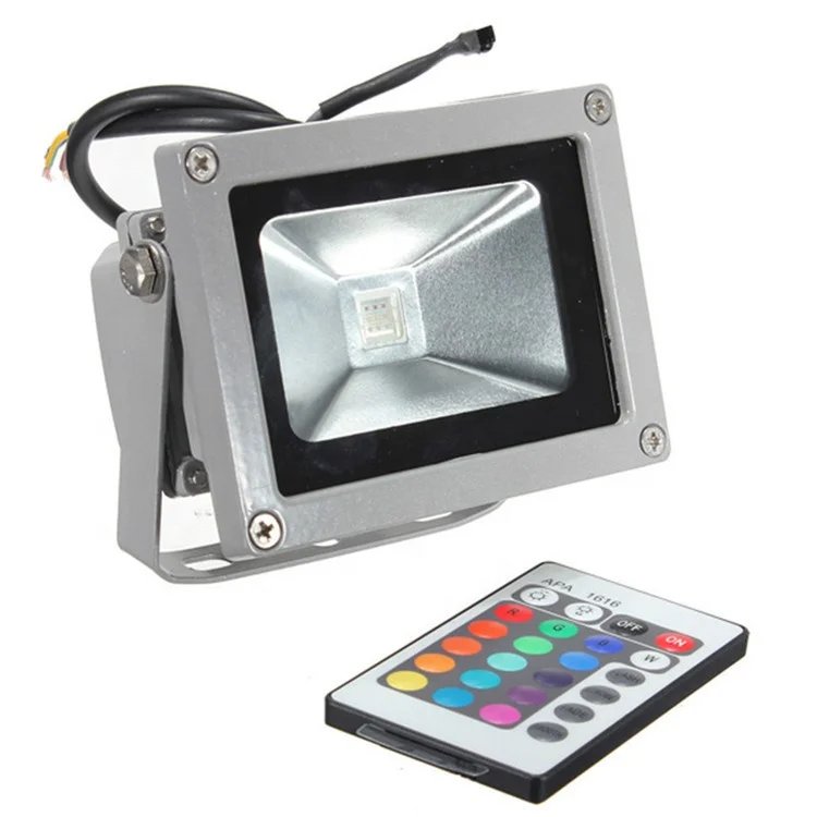 50W RGB LED Floodlight Flood Light IP65 Waterproof Outdoor Garden Decoration Reflector Daylight Working Camping Lamp Spotlight