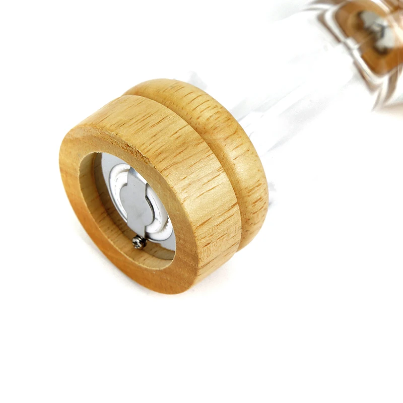 Popular 5.5inch Wooden Spice Pepper Grinder / Salt And Pepper Mill