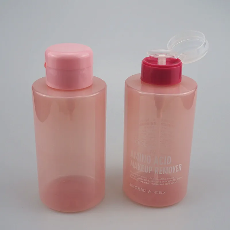 500ML empty plastic cylinder nail polish bottle