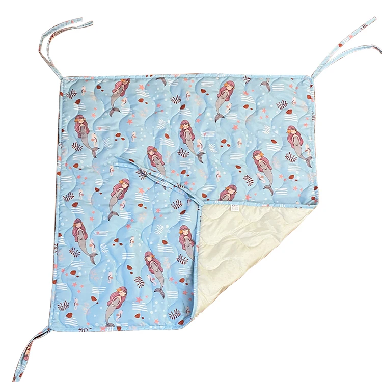 Top Sale Kind Tent Play Mat Mermaid Patent Gorls Love Eco-friendly and Safe Playhoese Mat for Girl