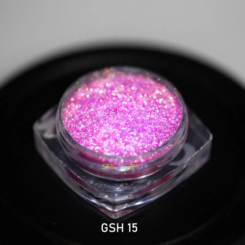 new color GSH15 pink eyeshadow color change chameleon candy aurora pigment loose powder pink shimmer eyeshadow powder pigment