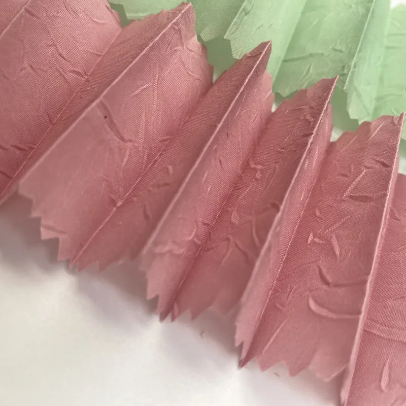 China Manufactory sunscreen Polyester crumple Starched pleated cloth fabric for Glass Balcony Curtain Fabric