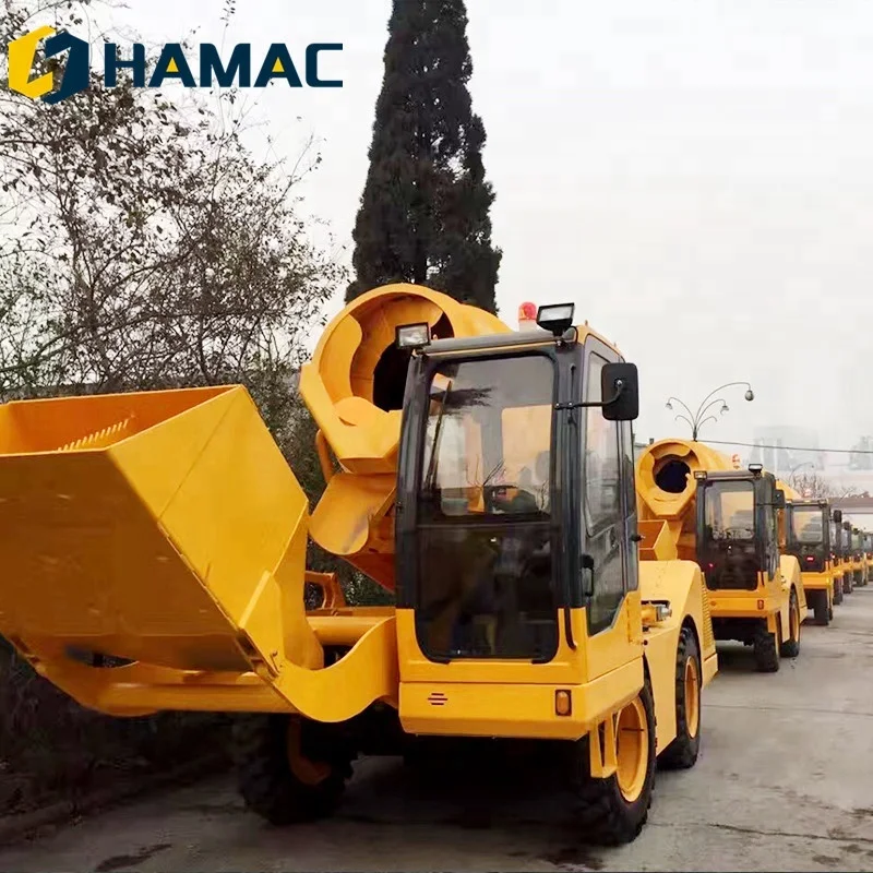 Кармикс дизельный Бетономешалка гидравлическая машина самозагружающая мобильная портативная Бетономешалка