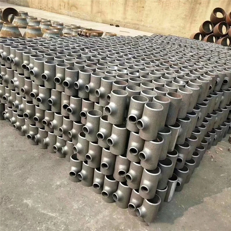 Высокое качество ASME B16.9 фитинг для труб из углеродистой стали равный стыковой сварной прямой тройник
