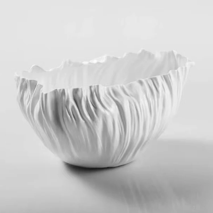 new design flower vases custom design irregular ceramic vase