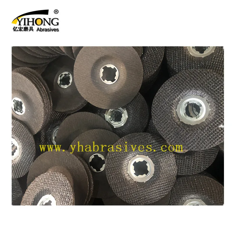 X-LOCK 115mm 125mm ALOX flap disc with fiberglass backing pad