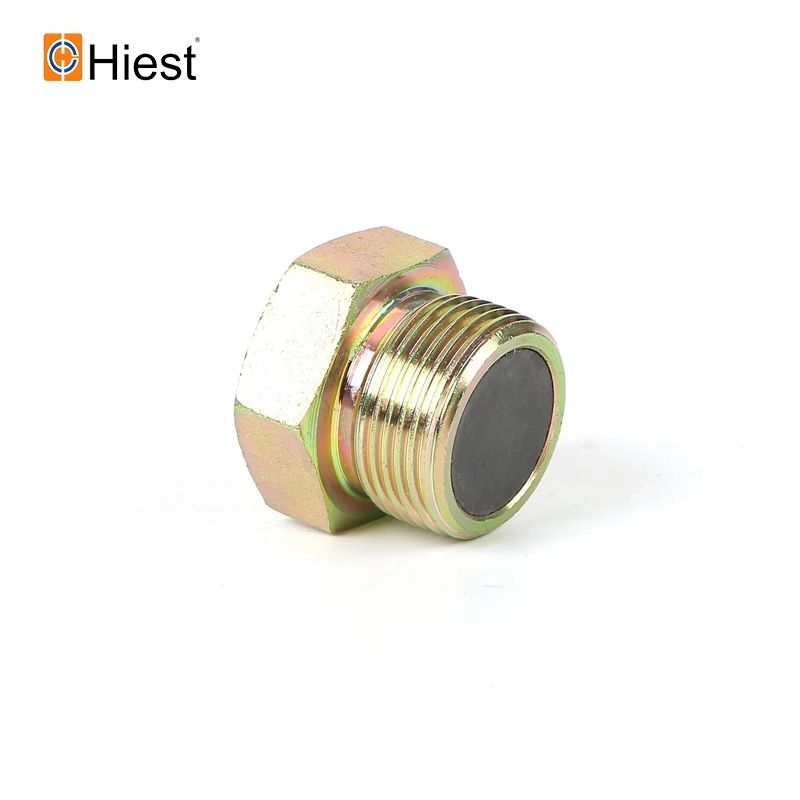 Heavy duty magnetic oil pan drain plug