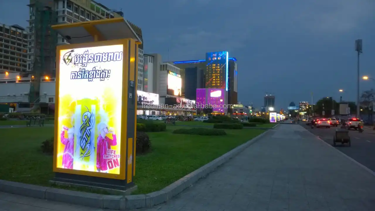 LED/LCD solar light box indoor/outdoor/airport/subway/street/floor/shopping mall