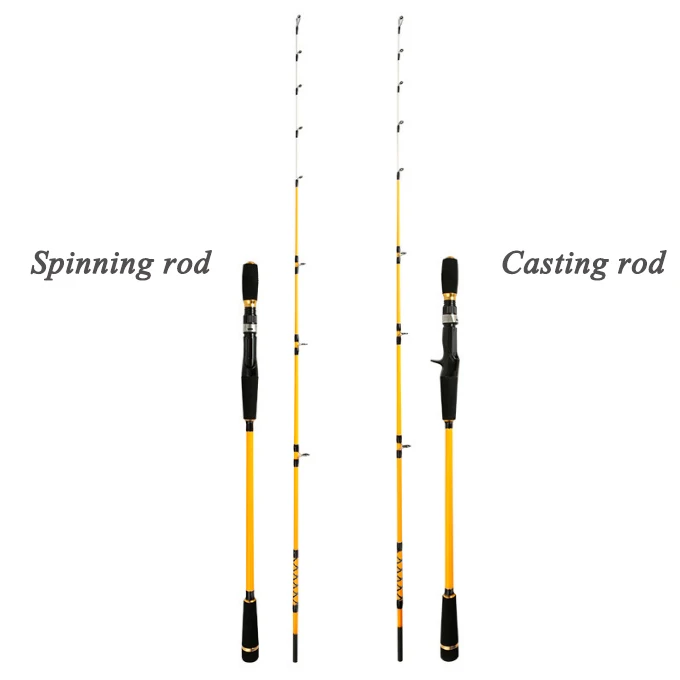 WEI HAI factory direct sales  1.55m 1.7m Carbon soft Offshore boat fishing rod lure Spinning/casting carbon Jigging rods