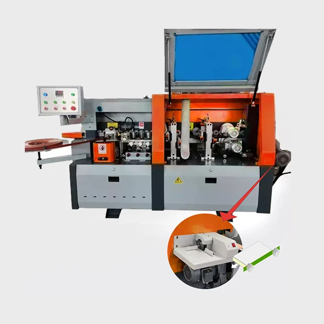 WOODPRO F205 automatic edge banding machinery woodworking mdf board wood furniture pvc edge banding machine