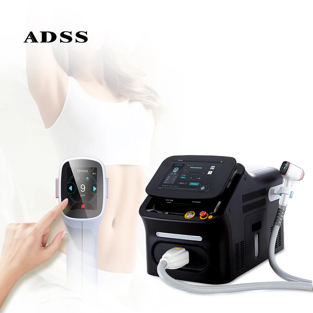 ADSS Hot Sale Aesthetic Medicine 755nm 808nm 940nm 1064nm Diode Laser Hair Removal Machine For Permanent Hair Removal