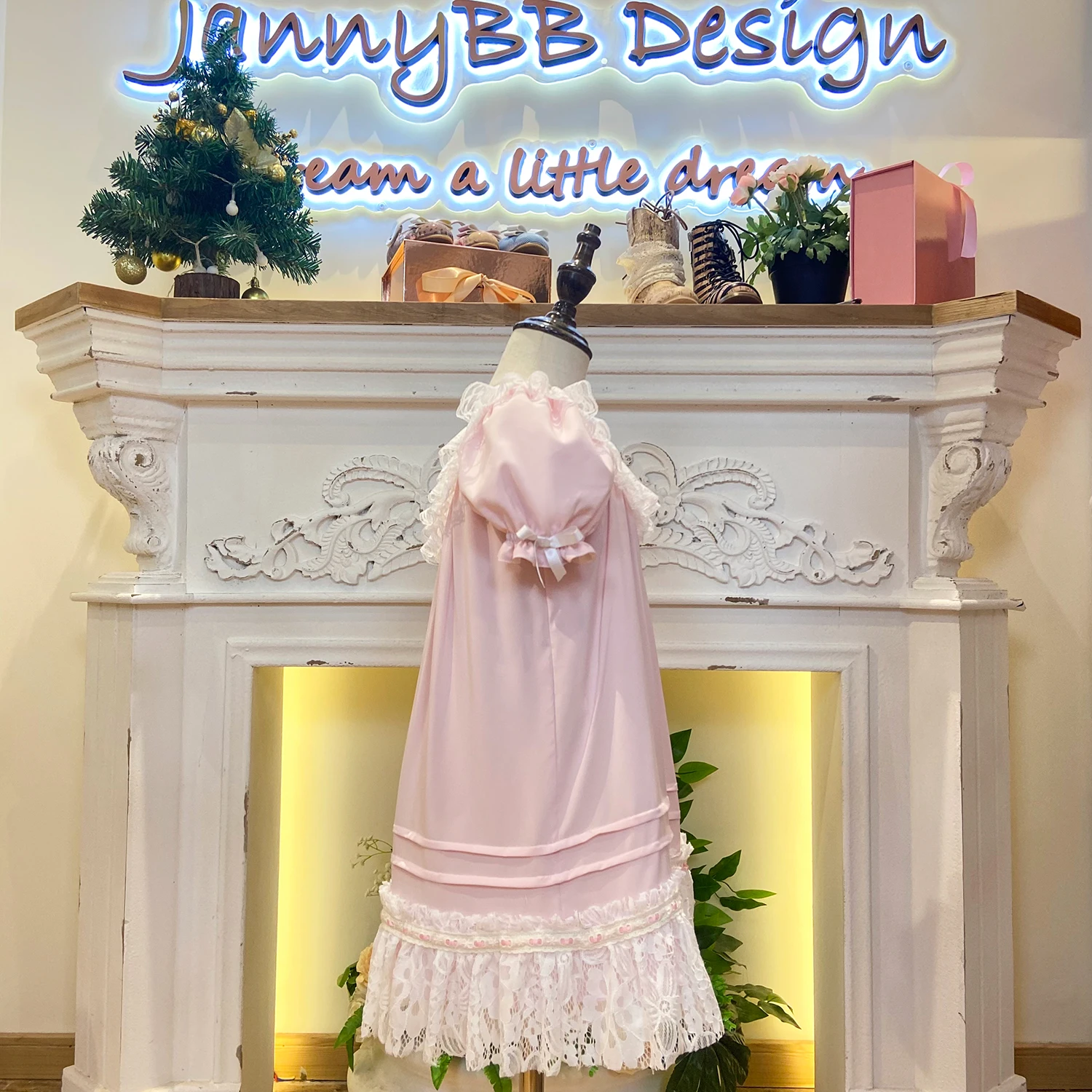 heirloom pink dress for kids dresses 2-12 baby girl lace Sailor Collar heirloom dresses girls