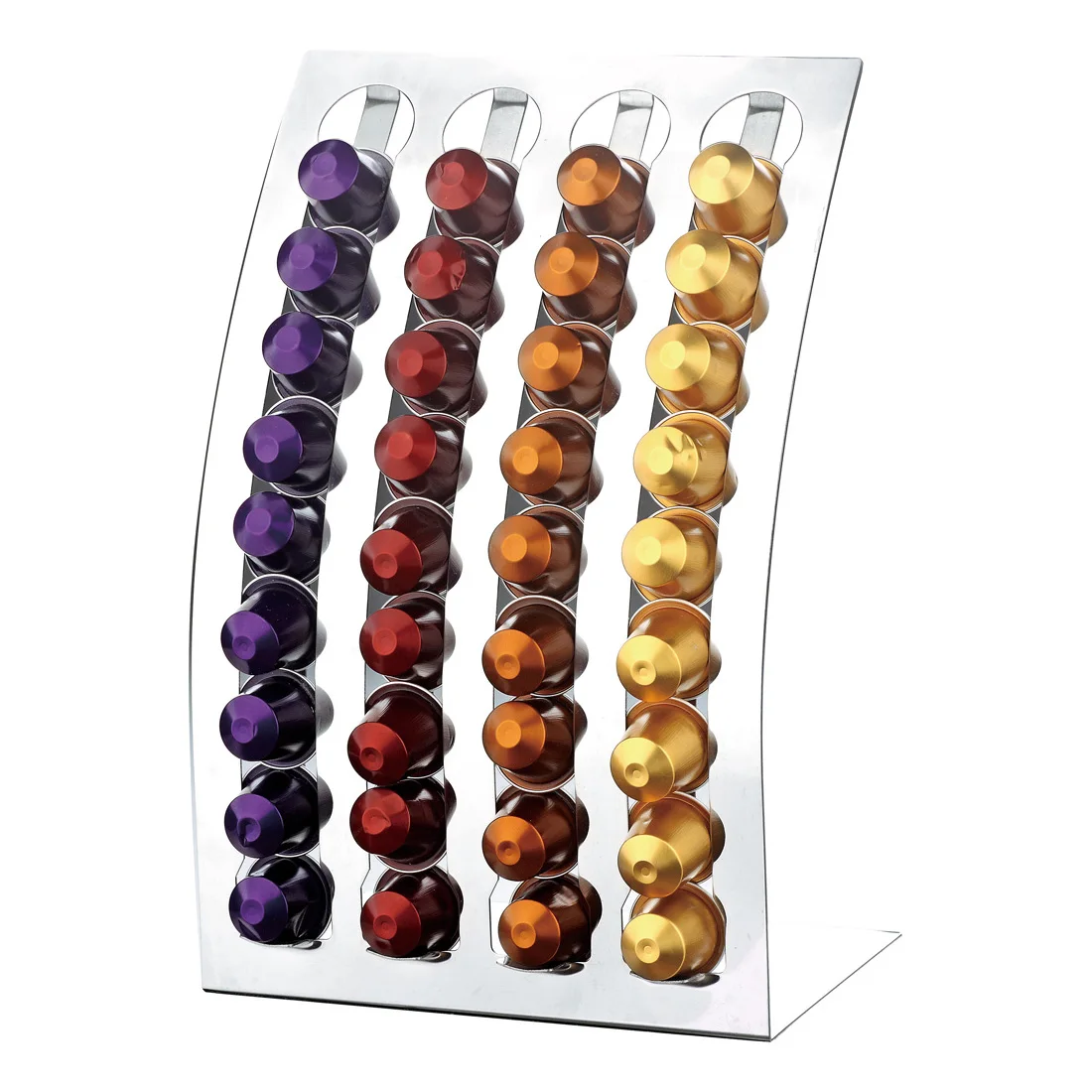 Лидер продаж, щипцы amason с никелевой поверхностью, 35 капсул Nespresso, держатели для кофейных капсул