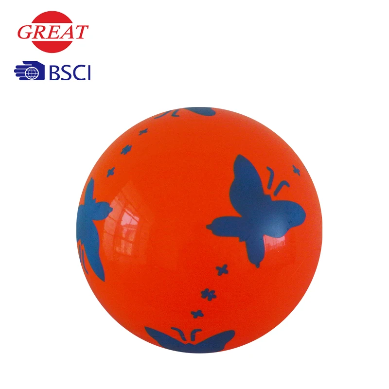Wholesale PVC Inflatable Ordinary Toy Ball with Logo for Children