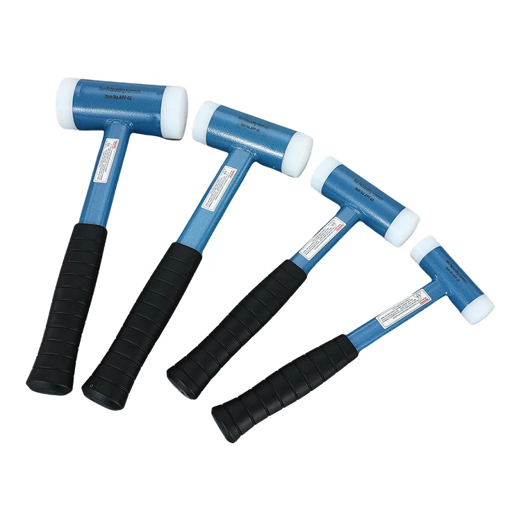 OEM Custom Professional Nylon Rubber Handle Hammers Floor Tile Installation Hammer Non Sparking Safety Sledge Hammer