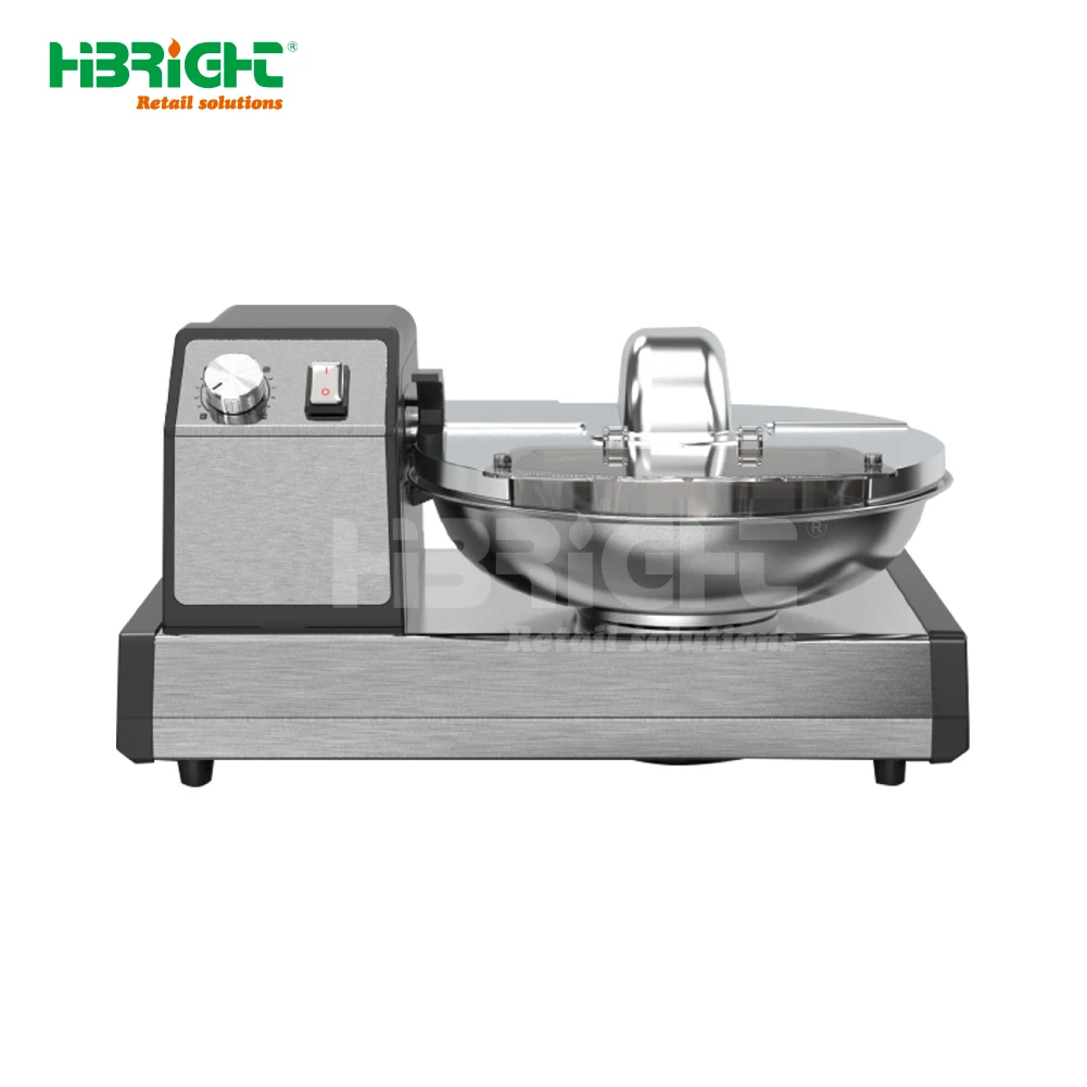 High-Speed Stainless Steel Vacuum Bowl Cutter Chopper Mixer Machine Specialized Meat Bowl Chopper