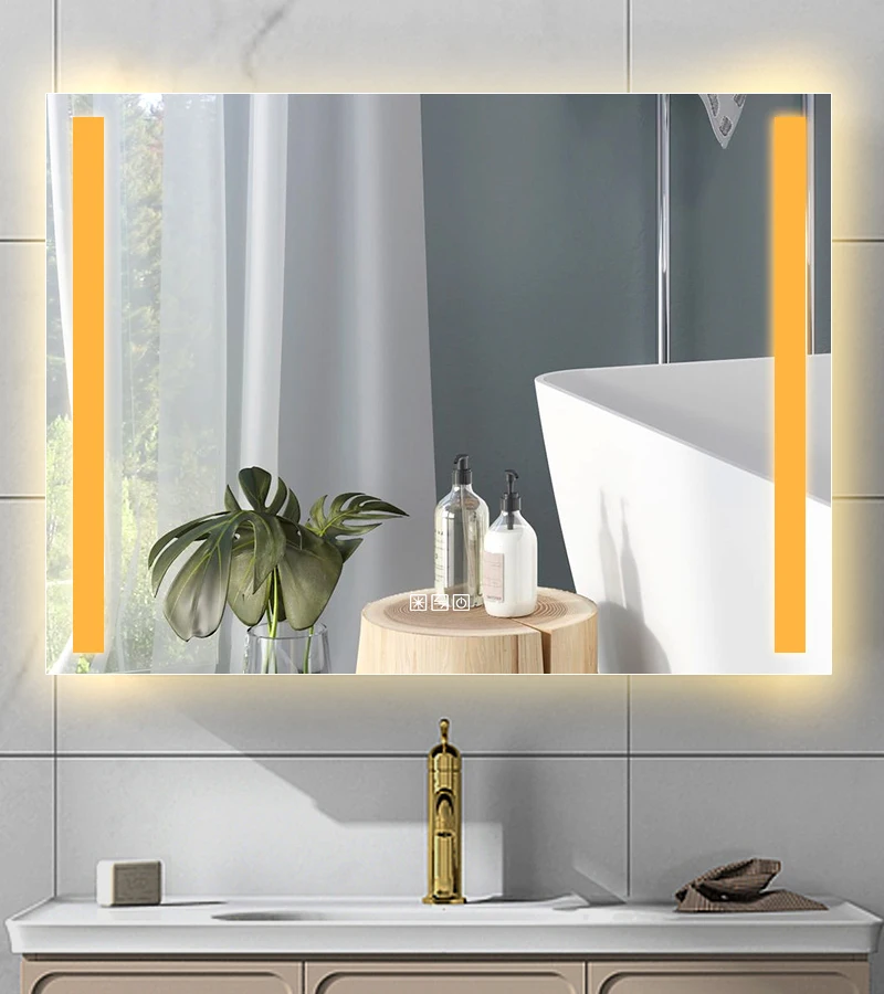 Зеркала для ванной с сенсорным экраном Ip44 и светодиодной подсветкой