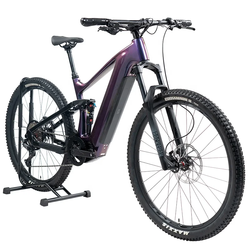 All terrain carbon fiber 12 speed road vehicle BAFANG central motor electric bike 250w 350w fat tire mountain electric bicycle