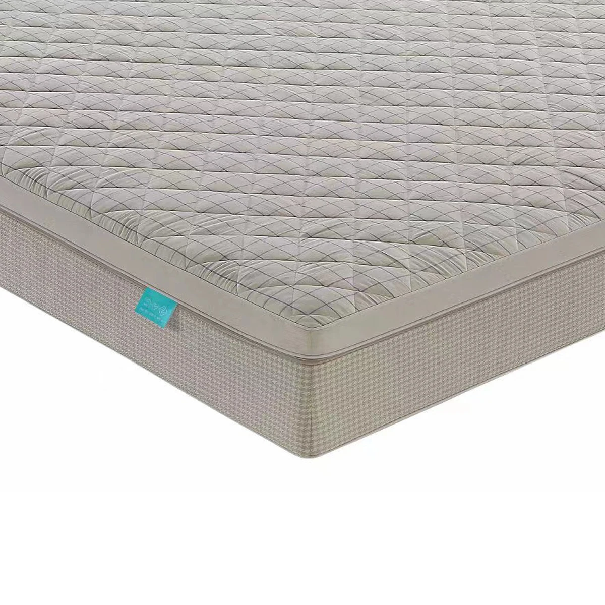 Audrey Modern Top Quality Cotton And Linen Fabric Mattress Houndstooth Cotton And Linen Protective Side Mattress