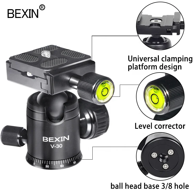 Мини-штатив BEXIN с шаровой головкой для dslr камеры подставка телефона монопод легкая портативная шаровая Головка