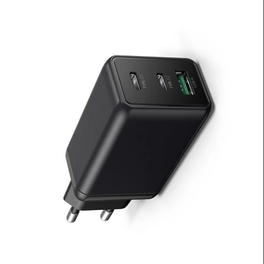 Новые поступления 65W Type-C USB-A зарядное устройство с двумя портами США Великобритании и Европы Ган технологии для мобильного телефона