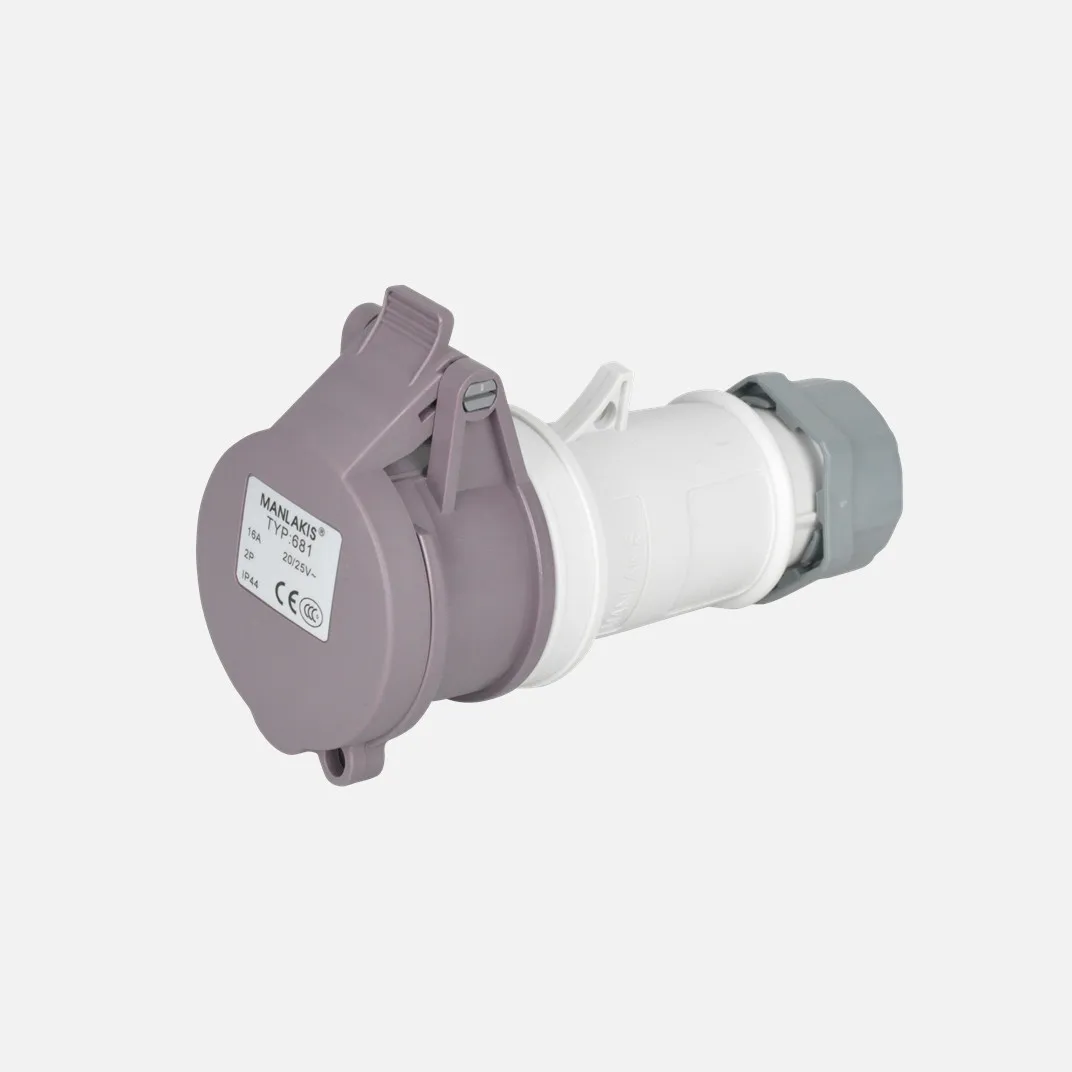 Прочный промышленный низковольтный разъем IEC стандарт IP44 2P 24 в 32 А