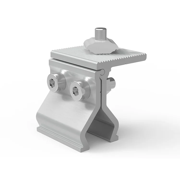 Metal Roof Fix Big Angle Clamp Lock Solar Clip Solar Power System Mounting Aluminum 6005-T5 Anodized Ui-newenergy UN-TR-02