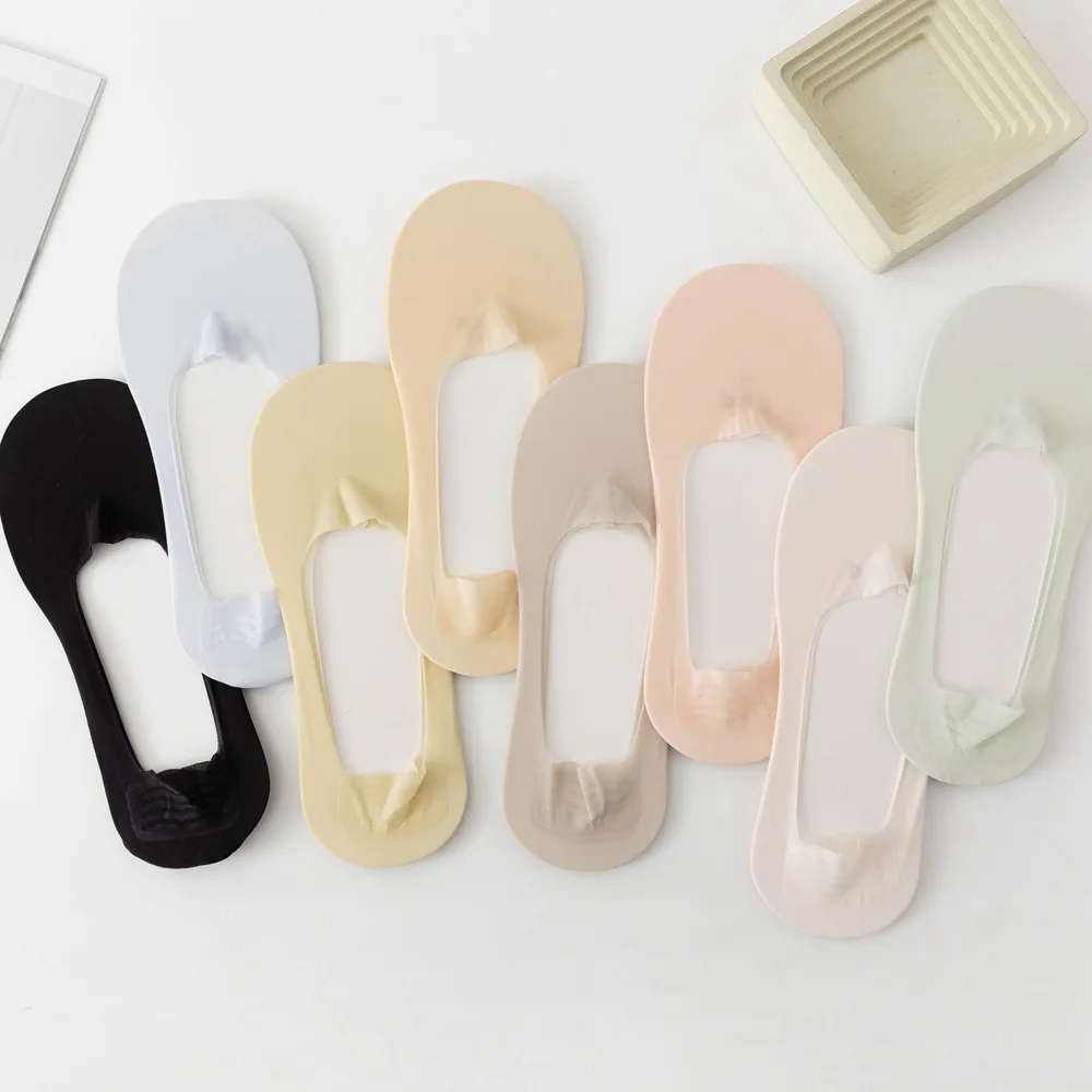 Ultra Low Cut Liner Socks Women No Show Non Slip Hidden Invisible Flats Boat Summer Breathable Socks