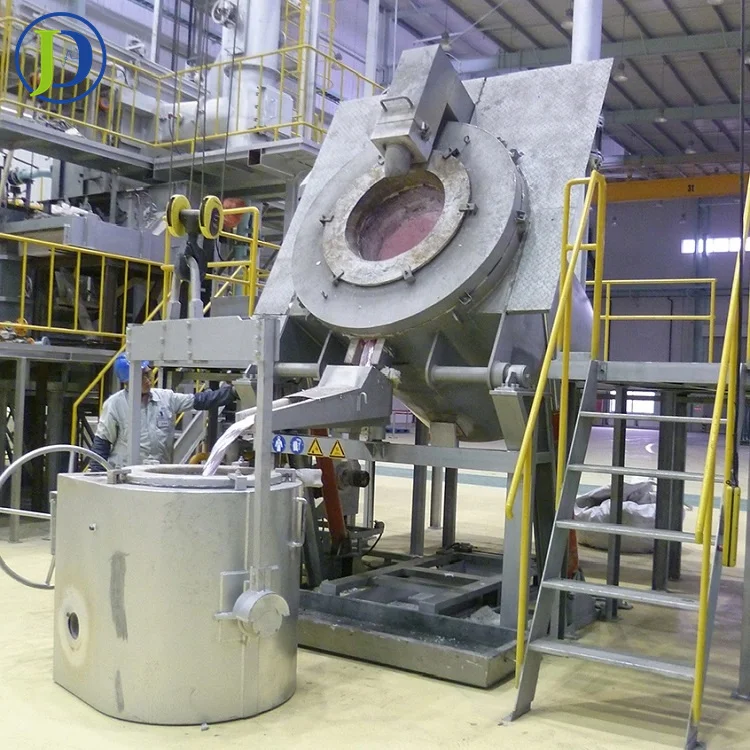  Автоматическая газовая металлическая алюминиевая плавильная печь 50-1000 кг наклонная промышленная