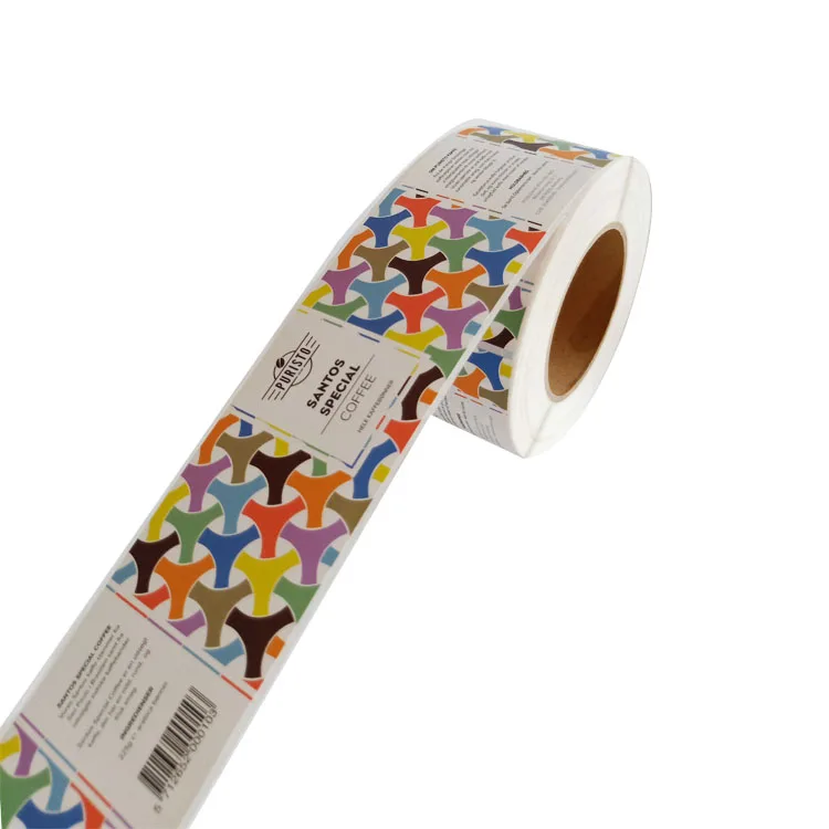 Custom Heat Sealing Film Transparent Food Package Roll Film Plastic Packaging Roll Films removable label