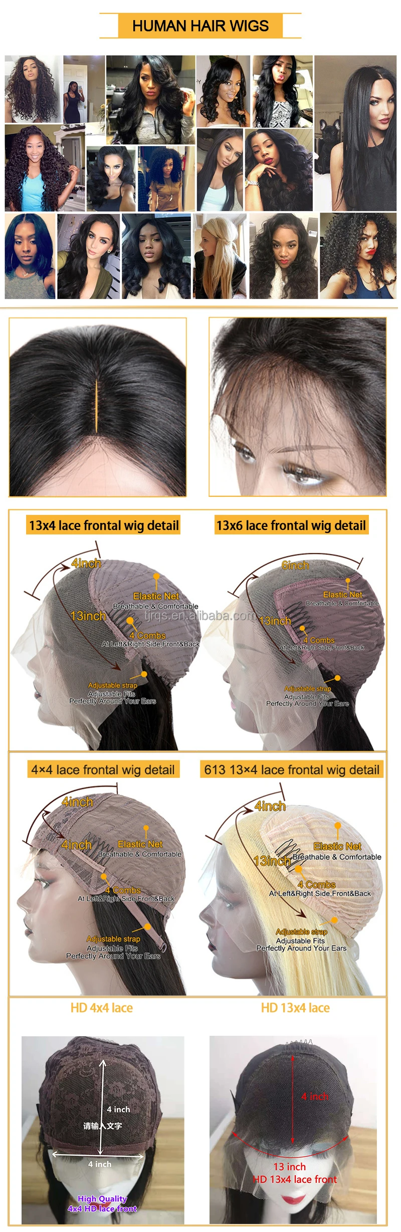 30inch human hair wig