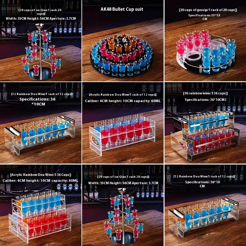 High Quality Chinese Style Glass Cup Holders Steel Cooler for Parties for Ice Buckets and Beverage Tubs