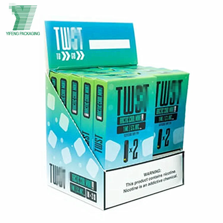 Retail Shop Shelf Ready Box Tear Away Packaging Paper Display Box Corrugated Cardboard Carton Pop Up Shipper Counter Display Box