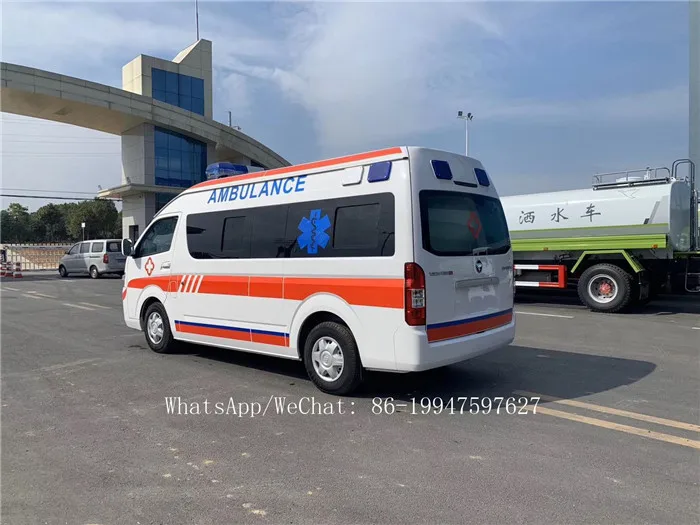 Gasoline engine cheap 4X2 FOTON new ambulance car