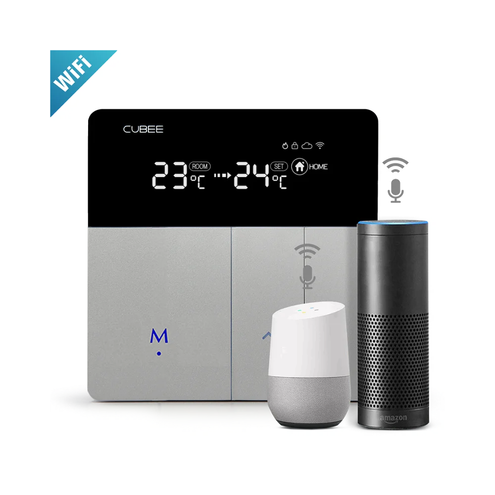 
Red Dot Design Award Smart Energy Efficiency Solution Construction WIFI Thermostat Controller 