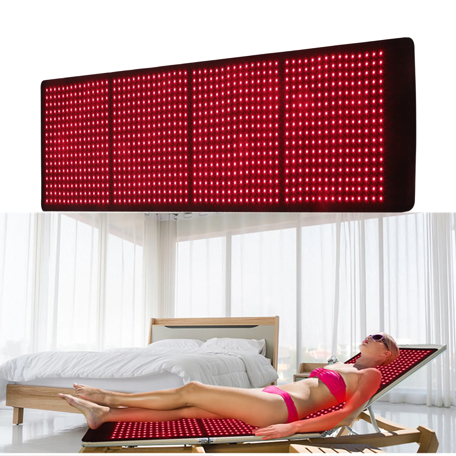 MEETU led light therapy for pain led red light therapy red light therapy bed pad