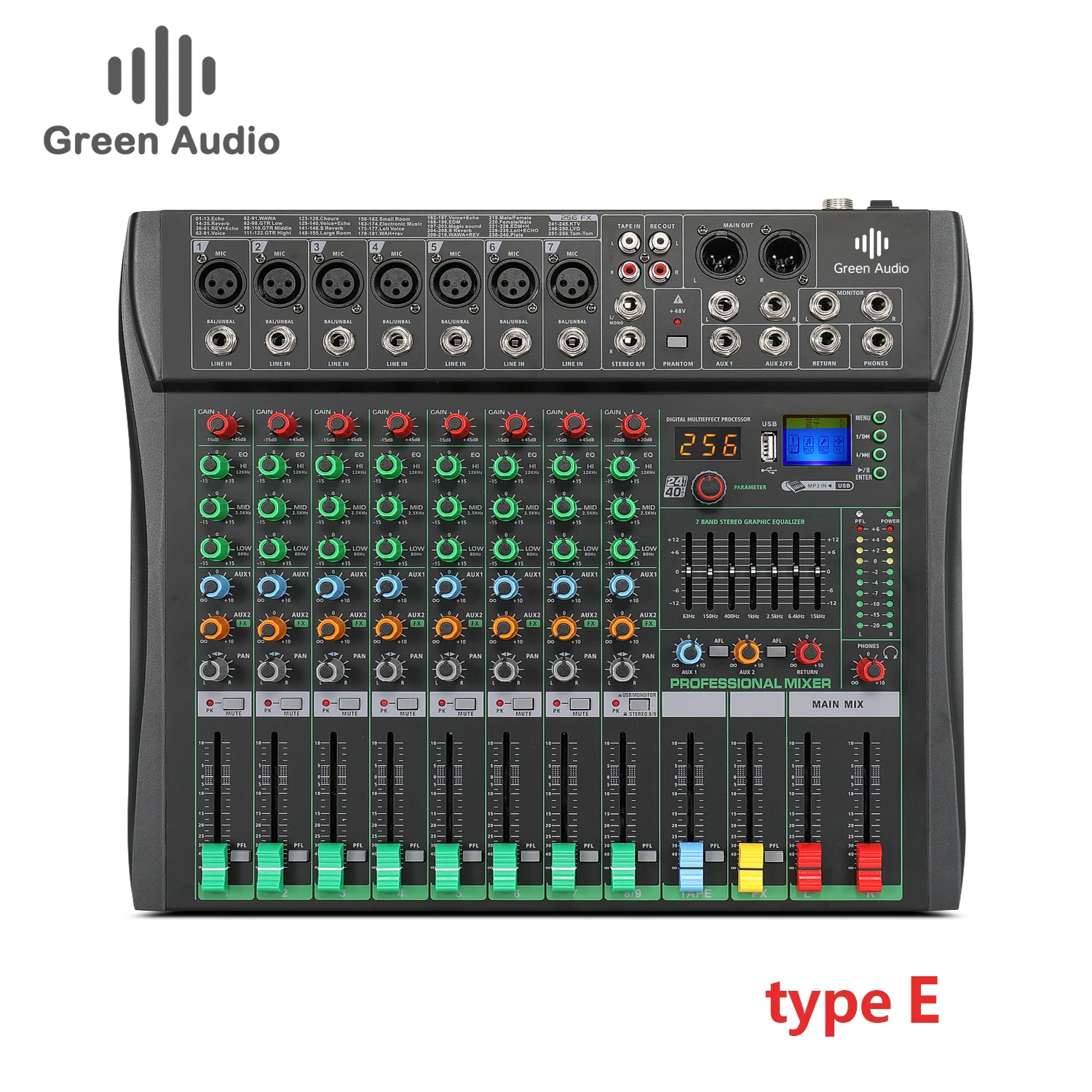 GAX-CT6 6Ch Dj Usb Mixer With Low Price