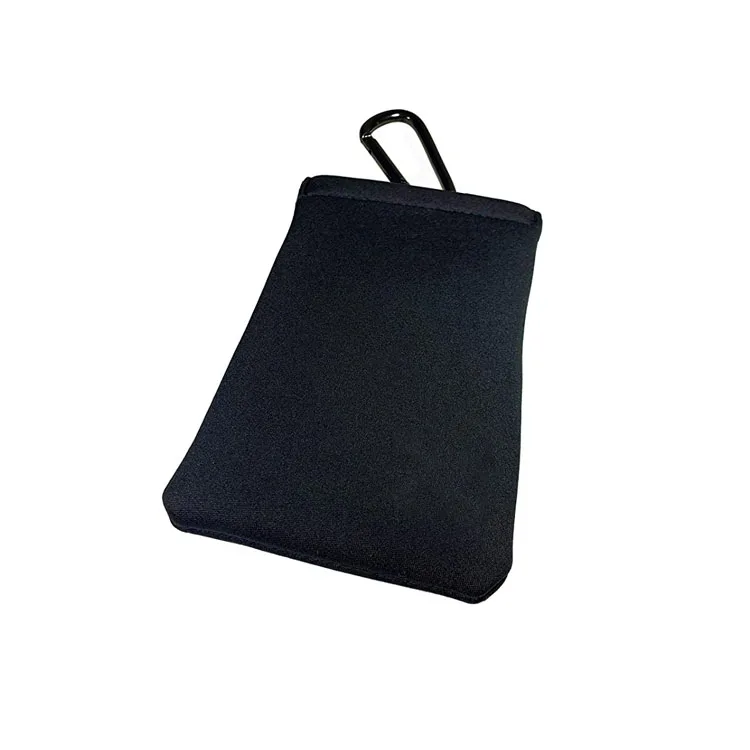 Sunglasses Case Cover Carabiner Card Bag Neoprene Phone Pouch With Belt Clip