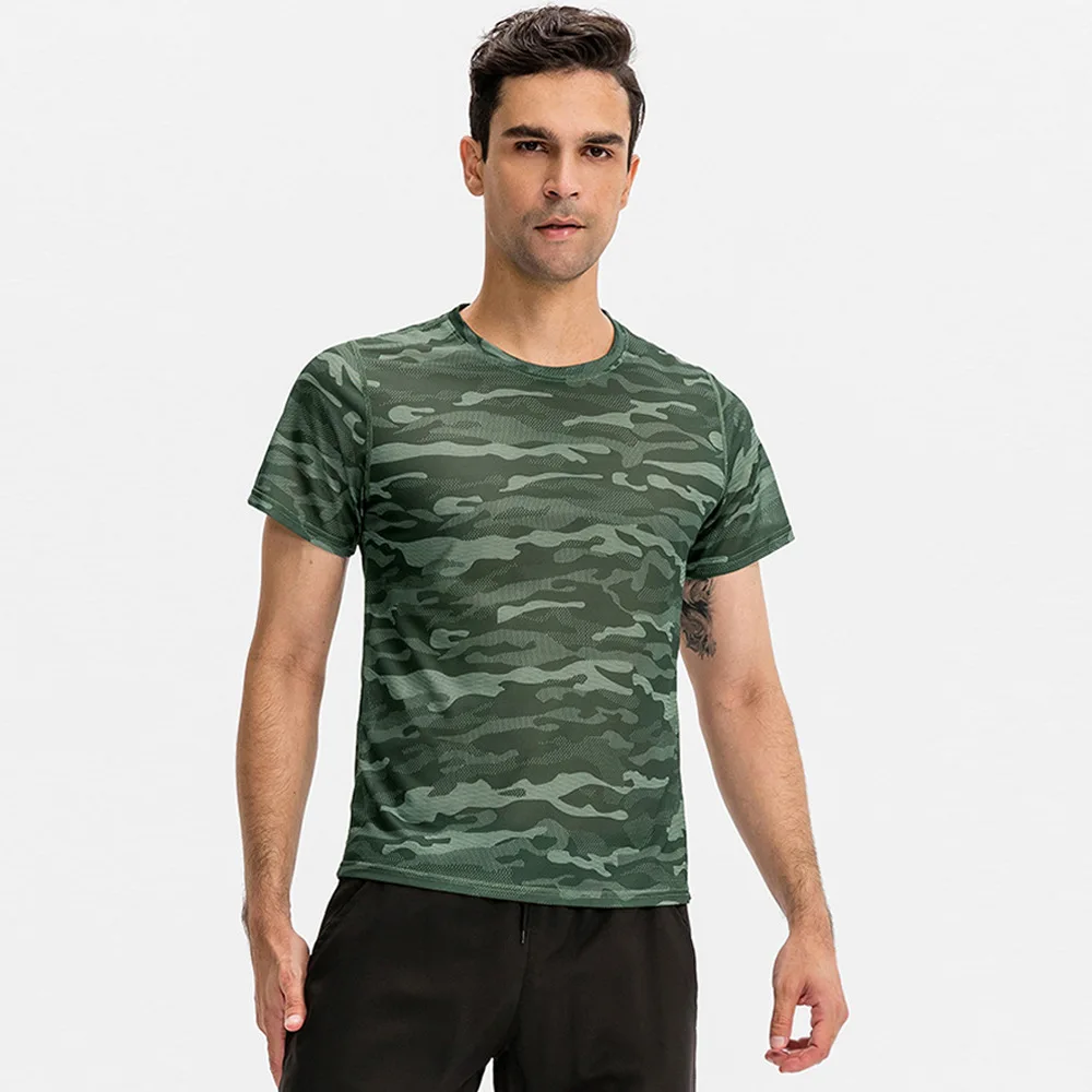 Custom Slim Fit Fitness Sportswear Wholesale Men Training Wear Gym Short  Running Quick  Dry T Shirt
