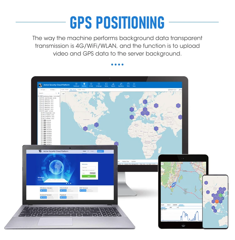 4G WIFI GPS Car Black Box 4CH/Channel Vehicle AHD Mobile DVR HD 1080P Video Recorder Car DVR Camera Security monitor system